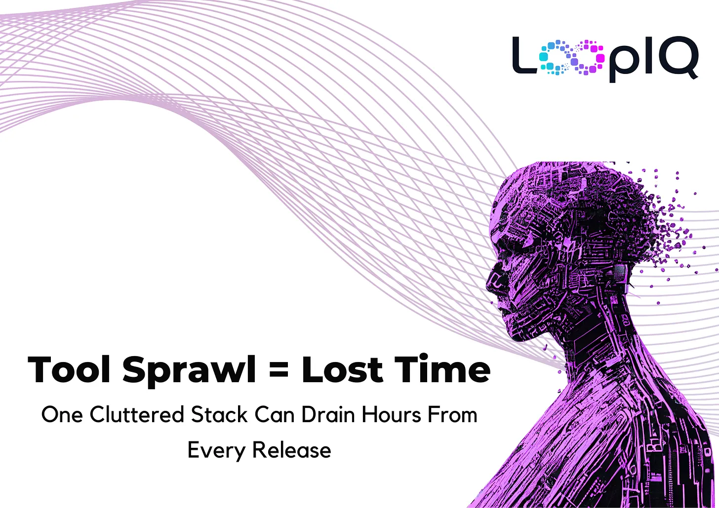 Toolchain sprawl and fragmented development tools illustration